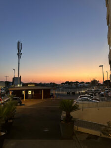coucher de soleil carnon montpellier vacances sud france